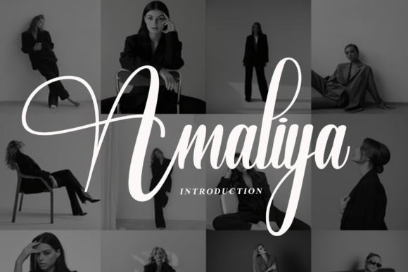 Amaliya: A Script Handwritten Font for Editorial Design