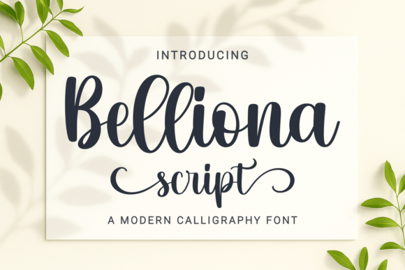 Belliona Font Download: A Stylish Script for Designers