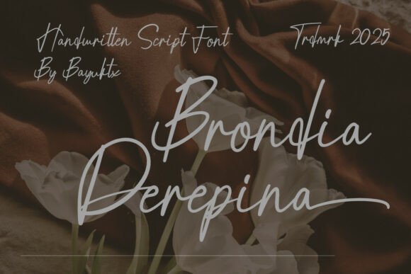 Brondia Derepina Font for Elegant Branding