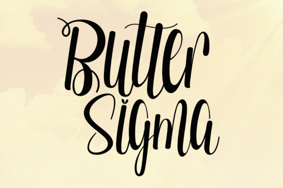Butter Sigma Typeface for Editorial Design