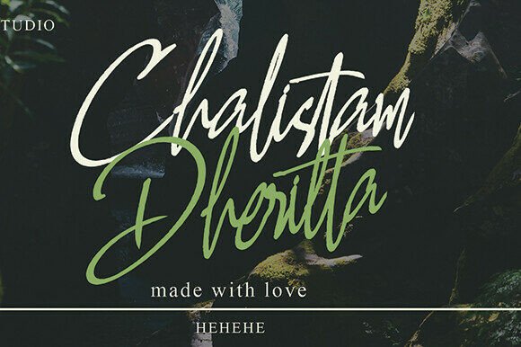 Chalistam Dheritta Font for Elegant Branding