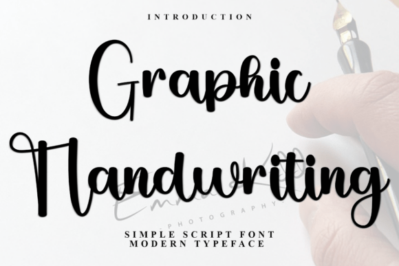 Graphic Handwriting Font for Modern Web Design