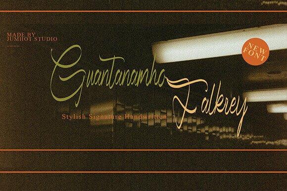 Guantanamho Falkrey: Elegant Script Font Review