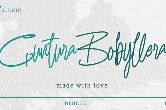 Guntura Bobyllera: A Stylish Script Font for Editorial Design