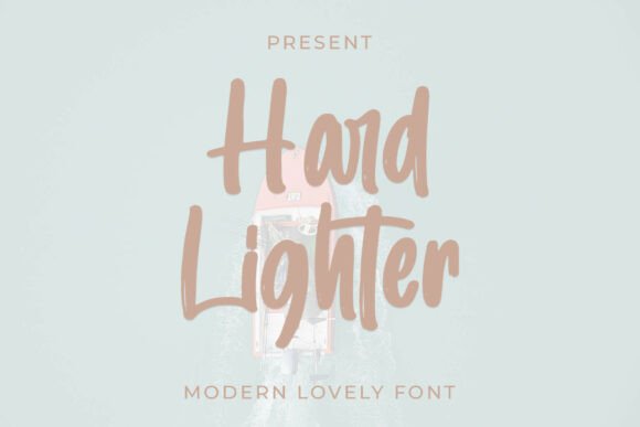 Hard Lighter: A Vintage Script Font for Editorial Charm