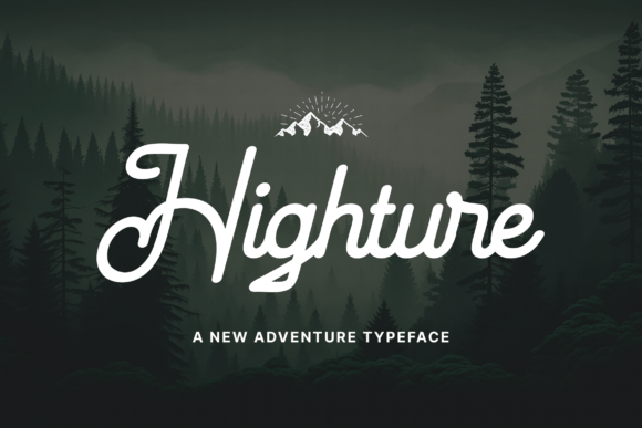 Highture: A Stylish Script Typeface for Branding