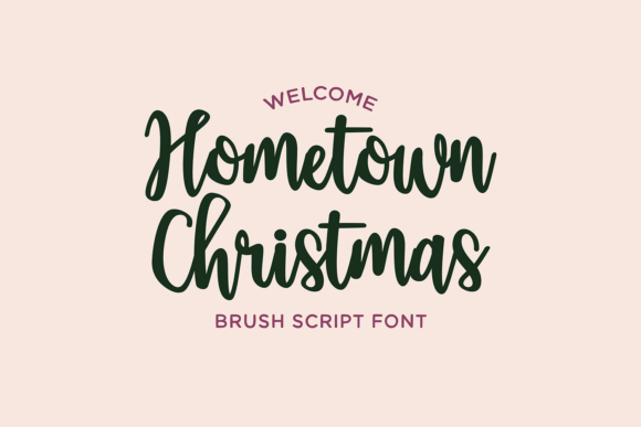 Hometown Christmas Font for Holiday Campaigns