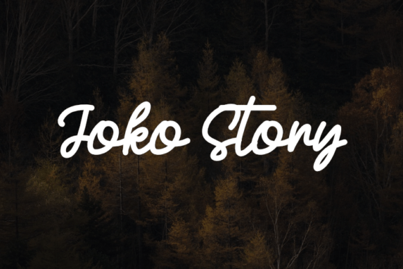 Joko Story: A Playful Script Font for Campaigns