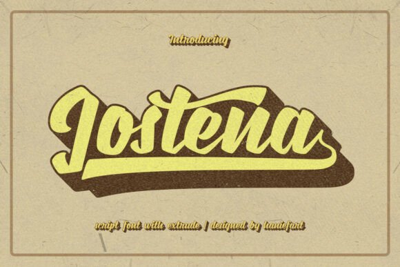 Jostena Font Review: A Captivating Script for Designers