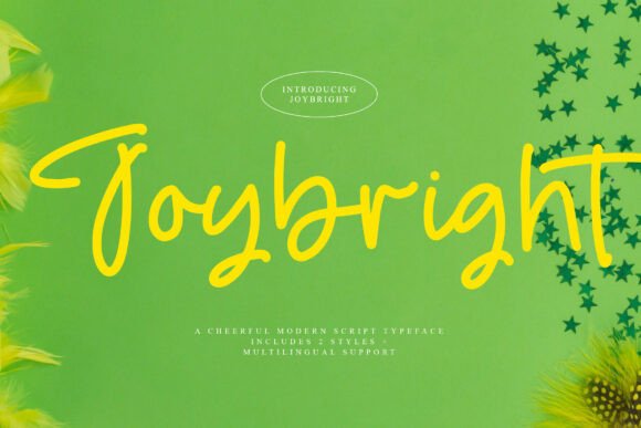 Joybright Font Review: A Striking Script for Designers