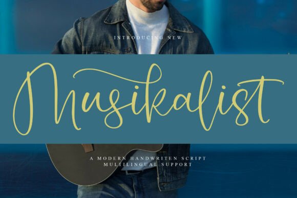 Musikalist: The Elegant Script Font for Makers
