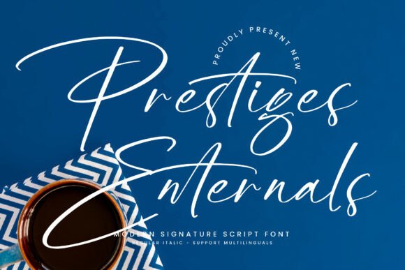 Prestiges Enternals Font for Elegant Craft Designs