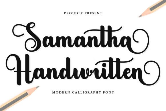 Samantha Handwritten: A Luxury Script Typeface