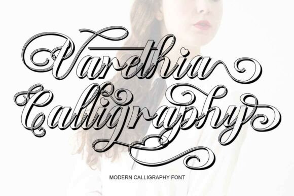 Varethia Calligraphy Font for Handmade Brands