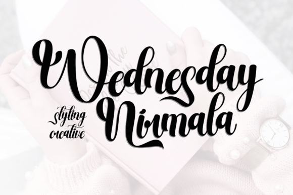 Wednesday Nirmala: The Script Font for Elegant Branding