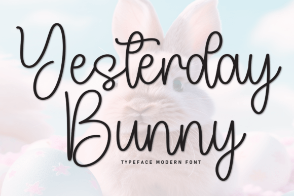 Yesterday Bunny Font for Elegant Campaign Design